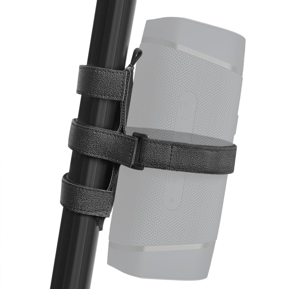 GEEKRIA Universal Portable BT Speaker Mounts Compatible with JBL, Bose, Sony, Anker Speaker, with Adjustable Strap, Hang on Holder Bar Rail Securely, Fits Outdoors, Golf Cart, Biking