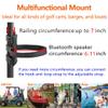 GEEKRIA Universal Portable BT Speaker Mounts Compatible with JBL, Bose, Sony, Anker Speaker, with Adjustable Strap, Hang on Holder Bar Rail Securely, Fits Outdoors, Golf Cart, Biking view 3