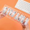 ARTIBETTER Cable Management Box Transparent Compartment Organizer for Data Cables to Prevent Tangles Durable Plastic Storage Case for Use view 4