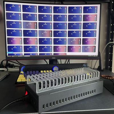 Mobile Phone Motherboard Mining Case with Gigabit Network Card, Switch Router Control System (p30 Chassis Deposit)