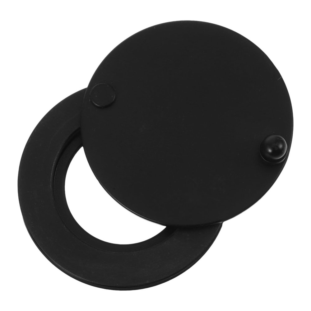 HOLIDYOYO Peep Hole Privacy Cover for Apartment Door Self-Adhesive Peephole Protector Quick Replacement Reliable Adhesion Enhanced Security and Privacy Black Round Design Inner Diameter