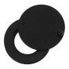 HOLIDYOYO Peep Hole Privacy Cover for Apartment Door Self-Adhesive Peephole Protector Quick Replacement Reliable Adhesion Enhanced Security and Privacy Black Round Design Inner Diameter view 1