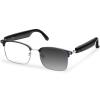 BUDAOLIU Smart Glasses, Blue Light Blocking Bluetooth Glasses with Open Ear Speaker, Photochromic Sunglasses Lens, Voice Assistant Compatible for Android iPhone view 1