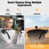 BUDAOLIU Smart Glasses, Blue Light Blocking Bluetooth Glasses with Open Ear Speaker, Photochromic Sunglasses Lens, Voice Assistant Compatible for Android iPhone view 3