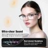 BUDAOLIU Smart Glasses, Blue Light Blocking Bluetooth Glasses with Open Ear Speaker, Photochromic Sunglasses Lens, Voice Assistant Compatible for Android iPhone view 4
