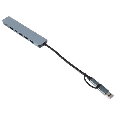 Gadpiparty USB Hub with Extended Ports High Speed Transfer Multi Function Dock for Laptop Pc Compact Design for Home Office and Play Convenience
