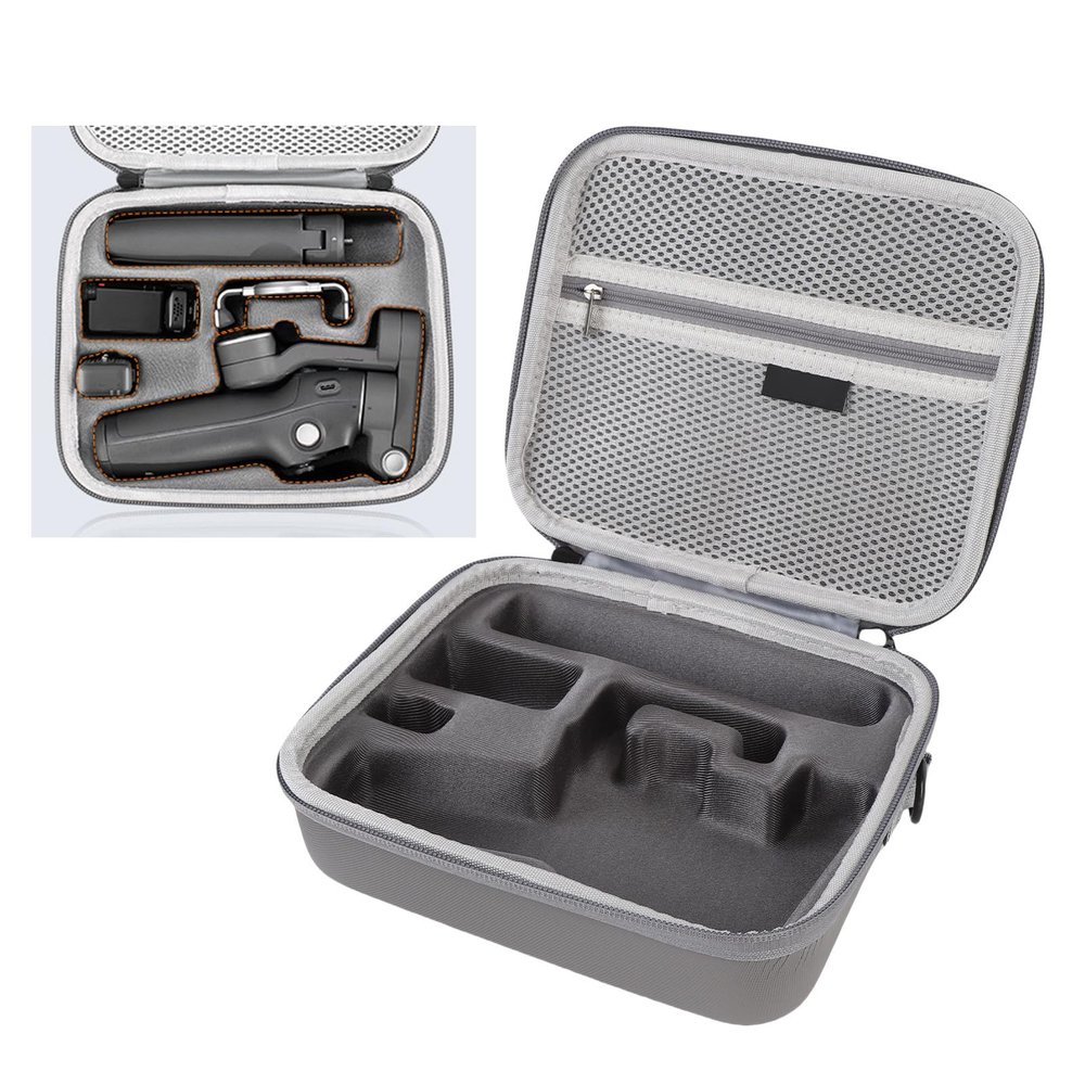for Osmo OM7/7P Case, Stabilizer Travel Case with Mesh Pockets, Hard Carrying Case Shoulder Bag for Osmo Mobile 7 Pro/7 Smartphone Gimbal Stabilizer Accessories