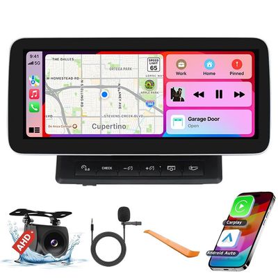 10.25" Octa Core 8G+64G Car CarPlay Android Auto Navigation Android Stereo for Audi A6 2005-2011 GPS Touchscreen Radio Display IPS Headunit Tablet Media Player