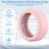 Hexasider 6 Pack Smart Ring Cover Fits 7mm and 8mm Ring Smart, Anti-Scratch Silicone Case for Working Out Gym Smart Rings Protector for Women Men (S+8mm) view 4