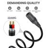 GKOXUQ 2/4/6/8/10pcs Practical 22AWG DC5.5x2.1mm Power Extension Cord 5521 Supply Adapters Cable Flexible Power Extension Cable view 3