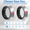 Hexasider 6 Pack Smart Ring Cover Fits 7mm and 8mm Ring Smart, Anti-Scratch Silicone Case for Working Out Gym Smart Rings Protector for Women Men (S+8mm) view 2