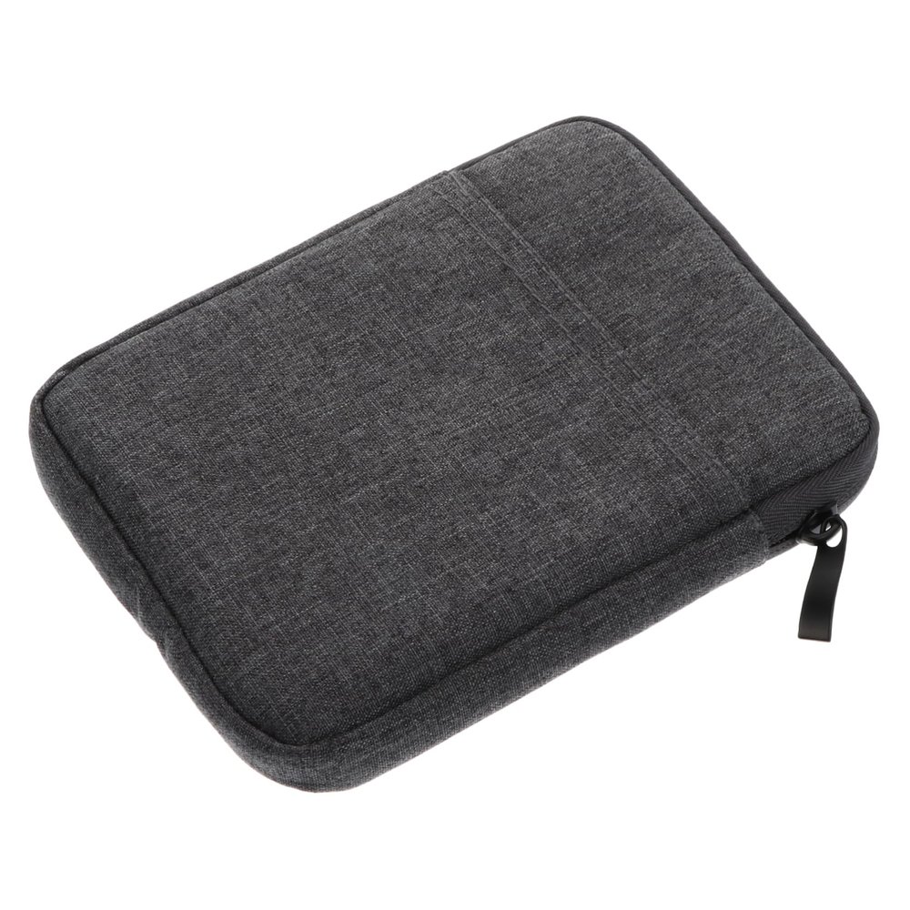 TEHAUX 1pc E-Book Protective Cover Multi-Function Case Compatible Canvas Material Storage Pocket for Phone and Earphones