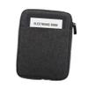 TEHAUX 1pc E-Book Protective Cover Multi-Function Case Compatible Canvas Material Storage Pocket for Phone and Earphones view 3