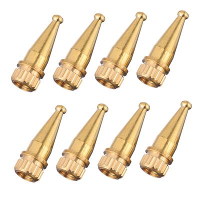 DIYEAH 8pcs Copper Speaker Spikes Feet for Amplifiers and Turntables Isolation Pads for Enhanced Sound Quality and Floor