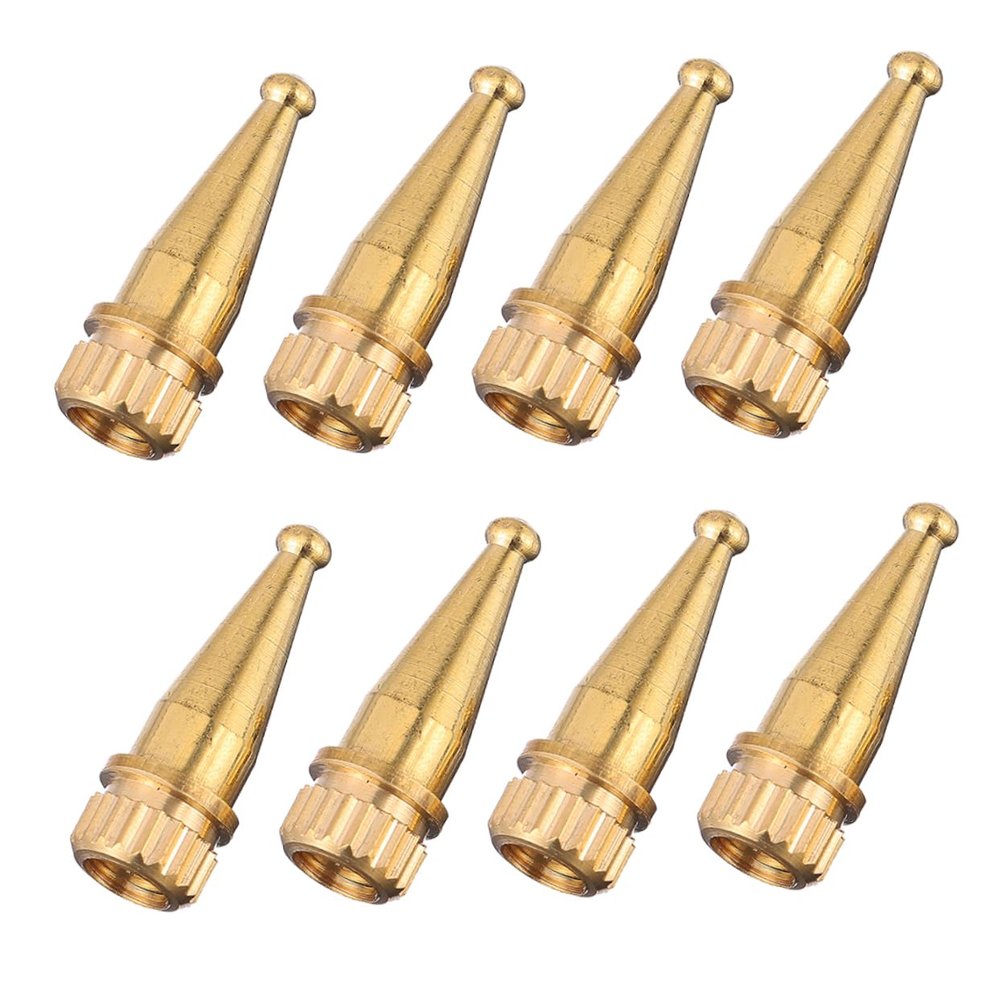 DIYEAH 8pcs Copper Speaker Spikes Feet for Amplifiers and Turntables Isolation Pads for Enhanced Sound Quality and Floor