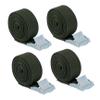 ARTIBETTER 4pcs Camera Securing Strap Durable Bundling Belt for Outdoor Activities for Hunting and Camping Made of Premium Military Green view 1