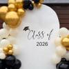Eurteka Class of 2026 Decal Sign - Graduation Party Decoration, Balloon Arch Stickers, Congrats Grad Party Class of 2026 Event Planner DecalPhoto Props view 3