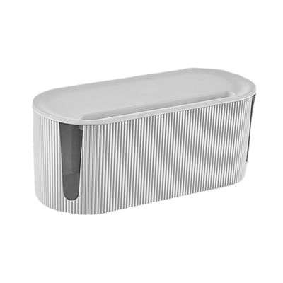ARTIBETTER 1pc Cable Organizer Container for Desk Wire Storage Box Simple Design Socket Organizer Case for Home