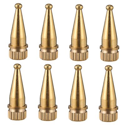 DIYEAH 8pcs Copper Speaker Isolation Feet for Amplifiers and Turntables Copper Material Easy to Install Reduces Vibration for Enhanced Sound Quality