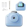 Instant Print Camera, 1080P 2.4 Inch Screen Portable Thermal Printing Camera with Time Lapse Function, Childrens Day Christmas Birthday Present for 4 5 6 7 8 9 10 Year Old (Blue) view 1