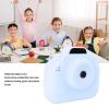 Instant Print Camera, 1080P 2.4 Inch Screen Portable Thermal Printing Camera with Time Lapse Function, Childrens Day Christmas Birthday Present for 4 5 6 7 8 9 10 Year Old (Blue) view 2