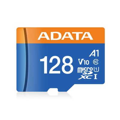 ADATA microSD 128GB UHS-I CLASS10 100/25 MB/s AUSDX128GUICL10A1-RA1-I