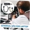 HOMSFOU Boost Laptop Performance External Gpu for Laptop Pcie Mining Graphics Card Pcie Graphics Card Extension Computer Supply External Gpu view 2