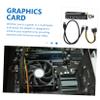 HOMSFOU Boost Laptop Performance External Gpu for Laptop Pcie Mining Graphics Card Pcie Graphics Card Extension Computer Supply External Gpu view 4