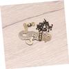 Homoyoyo 4Pcs Retro Notebook Lock Hasps Vintage Latch Buckle for Notebooks Journals and Jewelry Boxes Easy to Install for Home Office and Craft Projects view 4