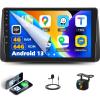 4G+64G Android 13 Car Stereo for Dodge Grand Caravan 2011-2020 / for Chrysler Town Country 2012-2016 CarPlay Android Auto 9" HD Touchscreen GPS Navigation Bluetooth 32EQ FM/RDS WiFi +Backup Camera view 1
