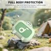 for Anker Soundcore Select 4 Go Speaker Cartoon Cute Silicone Case Cover, Anti Scratch Shockproof Protective Skin Cover Compatible with Soundcore Select 4 Go Bluetooth Shower Speaker (Green) view 4