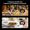 Digital Camera, Bextgoo 4K Vlogging Camera with 64GB Card, 48MP Autofocus, 12X Digital Zoom, Flash & Anti-Shake, Point and Shoot for Beginners and Teens view 2