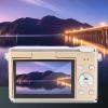 4K Digital Camera for Photography, 64MP Vlogging Camera with 3 Flip Screen, 16X Digital Zoom Autofocus, Wide Angle Lens, for Beginner (Gold) view 2