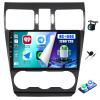 4+64G Android 13 Car Radio Stereo for Subaru Forester WRX Impreza 2015-2018, 9'' HD 1280 * 720 Touchscreen Wireless CarPlay Android Auto Bluetooth Mirror Link GPS Navi,WiFi,32EQ,SWC+Camera&Mic view 1