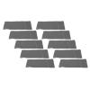 10pcs Professional Flood Sandbags, Empty Rain Proof Drawstring Design, 420D Polyester Material, Reusable for House Door Garage Basement Flood Control (Grey) view 3