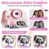 Instant Print Camera for Kids, Front Rear Dual Selfie Kids Camera with 1080P Videos, Christmas Birthday Gifts for Kids Ages 3-12, Toddler Digital Camera Toy for 4 5 6 7 8 Year Old Girls (Pink) view 4