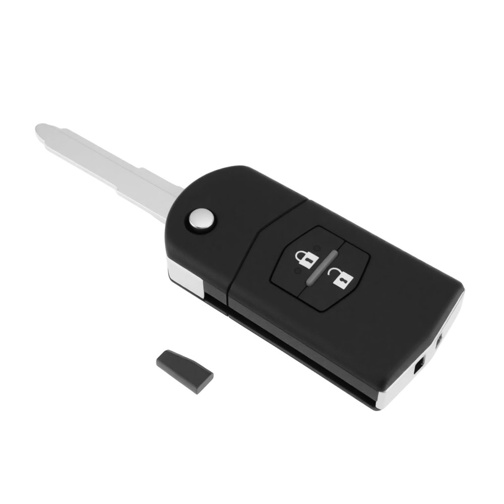 Briny River Car Radio Key Remote Control 4D63 Chip 2 Buttons 41781 Compatible with Mazda 3 5 6 CX7 (Maz24R)