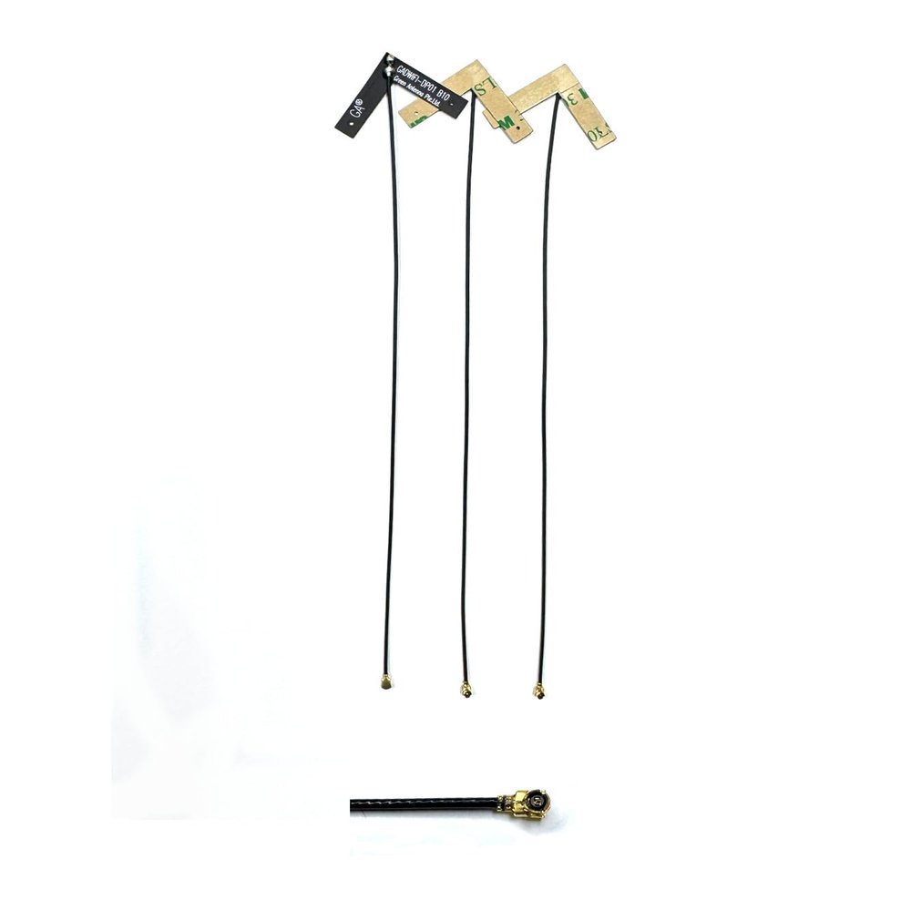 Dual Band WiFi Antenna 2.4GHz and 5GHz FPC Antenna with Adhesive Optional Cable Length and Connector Type (IPEX1, 20CM)