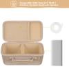 Supmay Hard Carrying Case for Sony ULT Field 3 Wireless Portable Bluetooth Speaker, Wireless Portable Speaker Protection Case with Mesh Pocket for Shoulder Strap, Charging Cables, Champagne Gold view 2