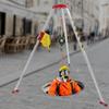 Rescue Tripod Set, Adjustable Tripod for confined Spaces, Sewer Lifting Tripod with Fall Protection/Cable/Winch for Traffic Safety in Storm shafts, 1800 LB SW inch view 2