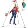 Confined Space Tripod Kit, Emergency Rescue Tripod with Safety Rope, 2.1 m Mount and Collapsible Fire Rescue Tripod for Subway Shafts and Sewers, 1200 lbs Win view 1