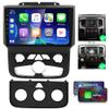 4+64G Android 13 Car Radio Stereo for Dodge Ram 1500 2500 3500 2013-2019 Manual/Auto AC, 9 inch Touch Screen Car Stereo with Wireless CarPlay Andriod Auto Bluetooth GPS SWC WiFi HD Backup Camera MIC view 1
