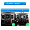 4+64G Android 13 Car Radio Stereo for Dodge Ram 1500 2500 3500 2013-2019 Manual/Auto AC, 9 inch Touch Screen Car Stereo with Wireless CarPlay Andriod Auto Bluetooth GPS SWC WiFi HD Backup Camera MIC view 2