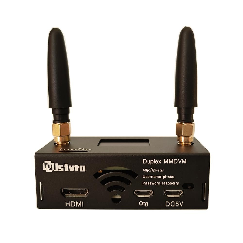 Upgraded MMDVM Duplex Hotspot Spot Radio Station Two Colors Screen pi-Star WiFi Digital Voice Modem Work UHF VHF Dual Band Support DMR Dstar YSF P25 Fusion Raspberry Pi Zero W