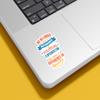 (3 Psc) We No Longer Have A Difference In Political Opinion - Difference In Morality Sticker - Anti President Sticker - Human Rights - Democratic Social Justice - Decal 3 Inch For Laptop Water Bottles view 2