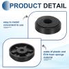 MECCANIXITY 4 Pcs Speaker Isolation Feet,30mmx8mm Plastic Foam Shock Absorption Base Pad Anti Vibration Amplifier Stand Feet Mat for Audio CD HiFi Home Theater Sound System, Black view 3