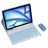 Keyboard Case for Samsung Galaxy Tab S10/S9/S8 Ultra 14.6" SM-X926/X910/X906 Tablet Detachable Keyboard, Fully Wrapped Leather case with Built-in Pen Holder (Blue,Backlight and Mouse) view 1