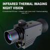 SKIOVEMI 4K Digital Night Vision Thermal Monocular - Infrared Camera Night Vision Goggle, 296X192 (60 Hz) Night Vision Device Scope for Surveillance & Wildlife Observation view 2