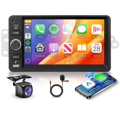 2G+64G Android Car Stereo for Chevy Chevrolet Silverado SSR Tahoe 2003-2006, Hummer H2 2003-2007, GMC Siera Yukon 2003-2006, Carplay Android Auto, GPS, SWC+Backup Camera