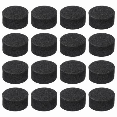 MECCANIXITY 16 Pcs Single Sided Speaker Isolation Feet Pads, 15mmx8mm Non Slip Foam Shock Absorption Base Pad Amplifier Stand Feet Mat for Speaker HiFi Home Theater Sound System, Black